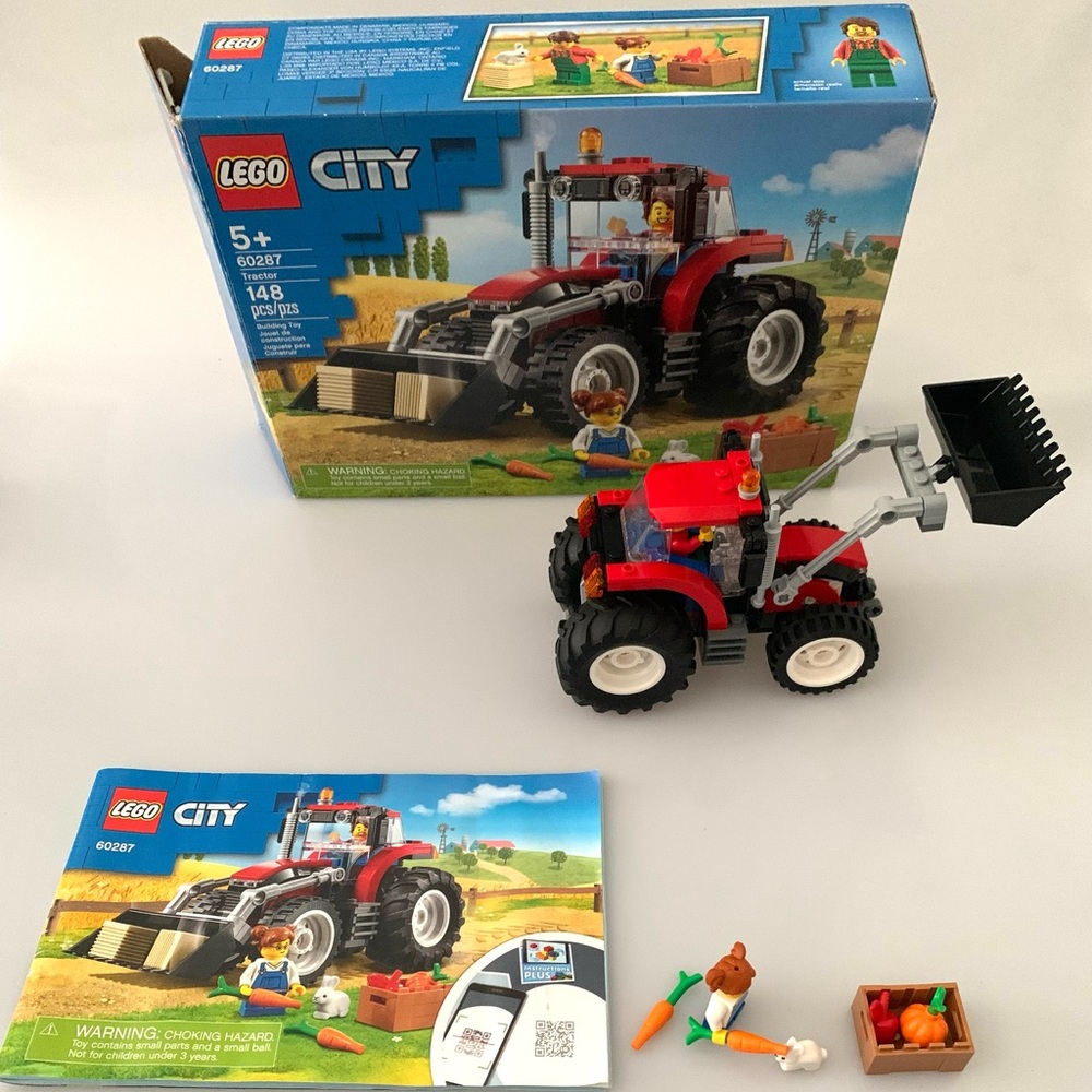 Lego City Tractor 60287 Ages 5+ Building Toy 148 pcs